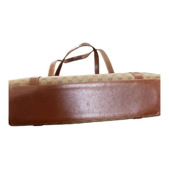 Gucci Micro GG Monogram Top Handle Bag Vintage Brown - Picture 6 of 11